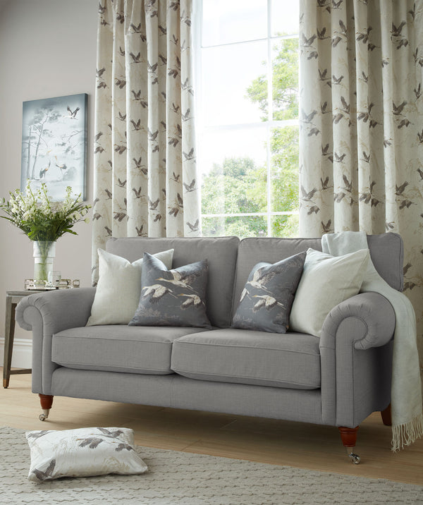 Laura Ashley Fabric Animalia Silver