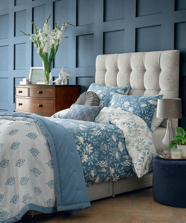 Laura Ashley Parterre Seaspray Duvet Cover and Pillowcase Set