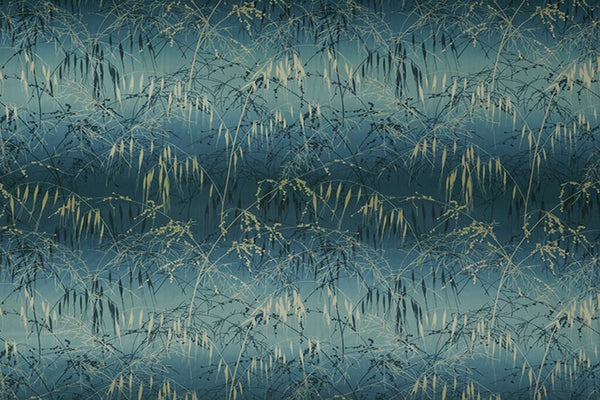 Clarissa Hulse Meadow Grass Velvet French navy