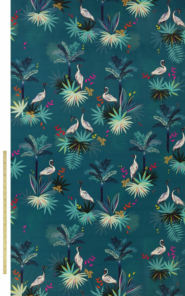 Sara Miller Heron Velvet Teal