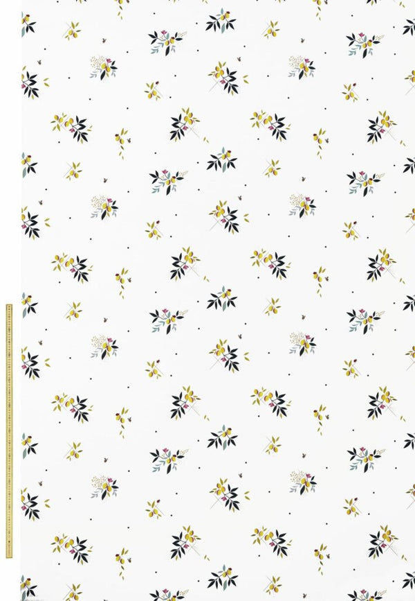 Sara Miller Lemon Cluster Sateen White