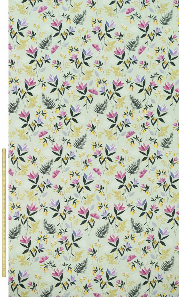 Sara Miller Orchard Floral Sateen Duck Egg