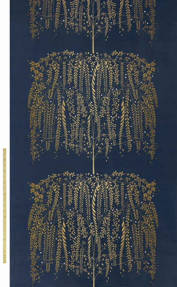 Sara Miller Willow Tree Velvet Navy