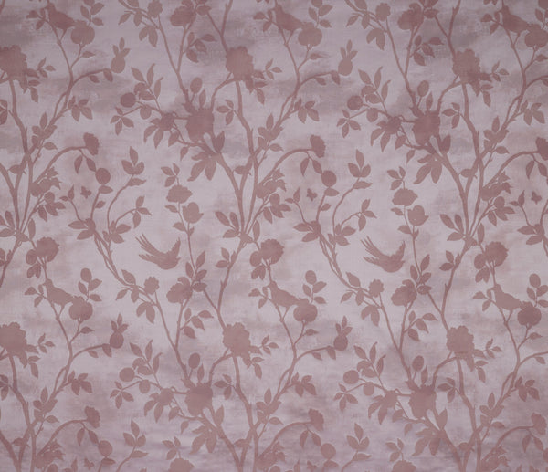 Laura Ashley Fabric Eglantine Silhouette Woven - Mulberry