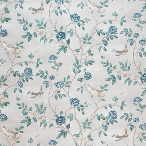 Laura Ashley Fabric Eglantine - Seaspray