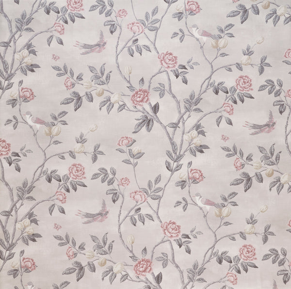 Laura Ashley Fabric Eglantine - White Sands