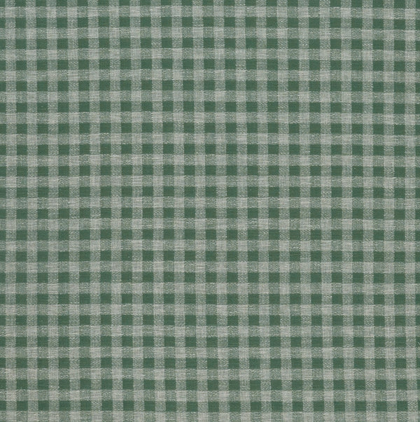 Laura Ashley Fabric Gingham - Bottle Green