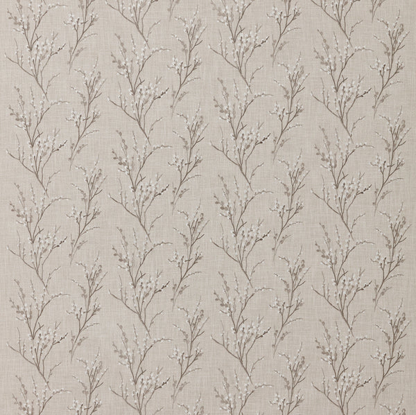 Laura Ashley Fabric  Pussy Willow Embroidered Steel