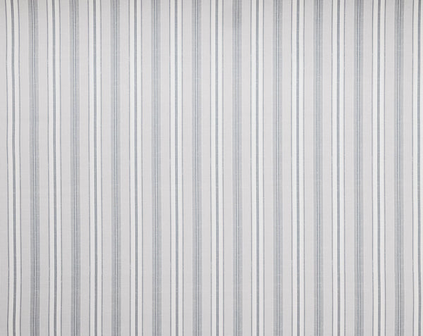 Laura Ashley Fabric Suffolk Stripe - Slate