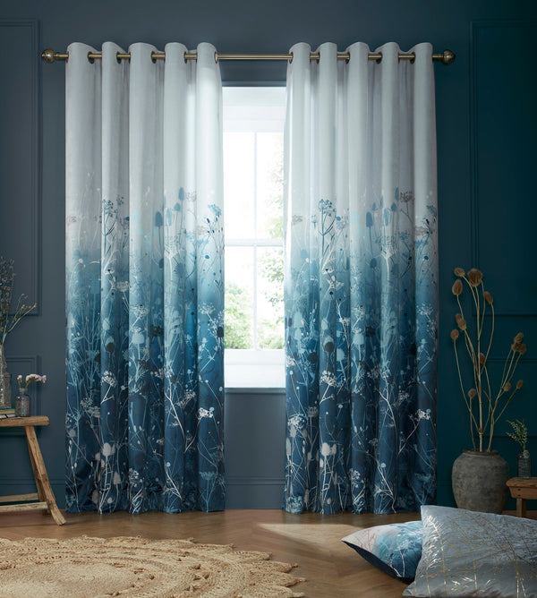 Clarissa Hulse Tania’s Garden Midnight Readymade Curtains