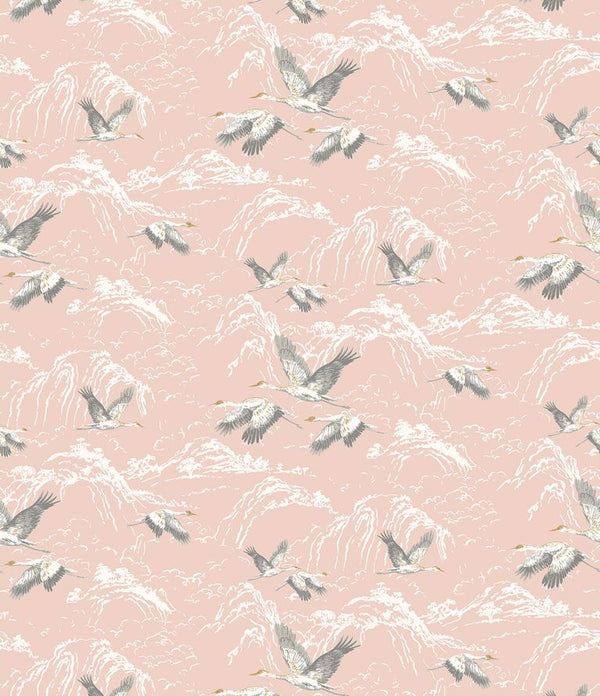 Laura Ashley Fabric Animalia Blush