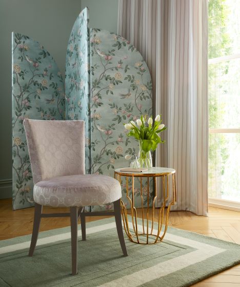 Laura Ashley Fabric Eglantine - Smoke Green