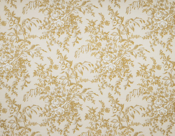 Laura Ashley Fabric Picardie - Ochre