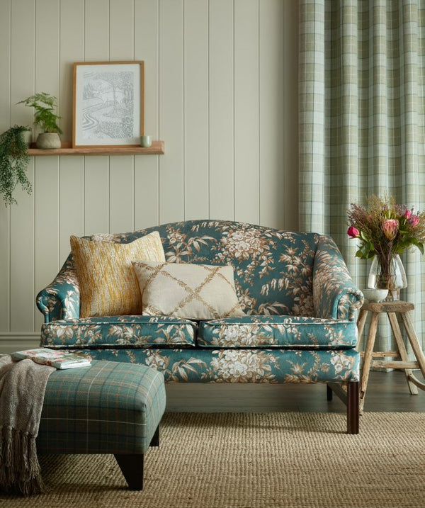 Laura Ashley Fabric Picardie Velvet - Fern