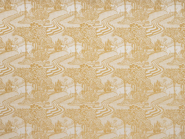 Laura Ashley Fabric Trecastle - Ochre