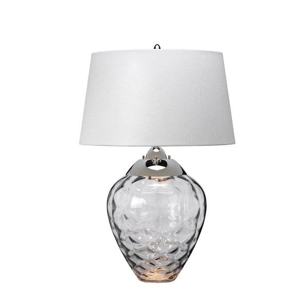 Samara Large Table Lamp - Smoke - Quintiesse Lighting