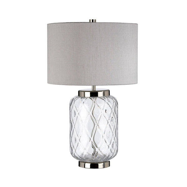 Sola 1lt Small Table Lamp - Titanium Shade - Quintiesse Lighting